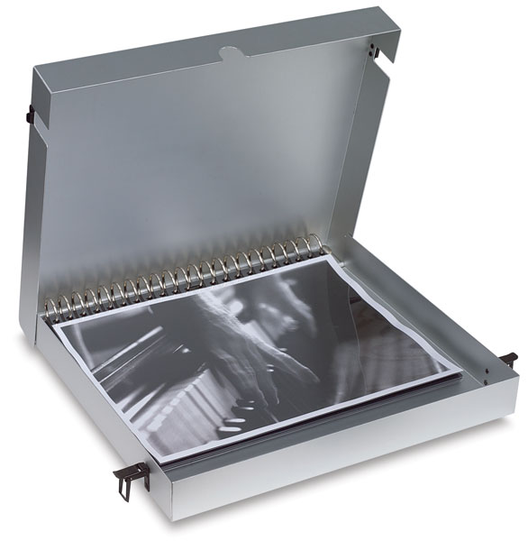 Camden Bookcase Portfolio, Shown with Refills