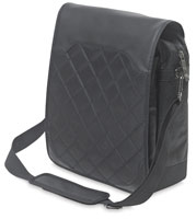 Weber Quilted Vertical Messenger Bag