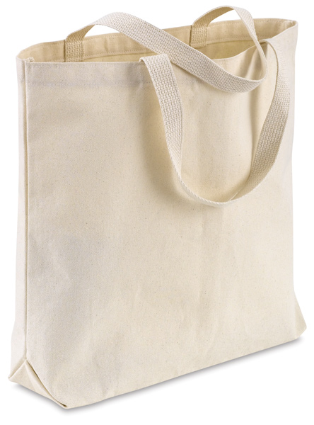 Large Canvas Tote Bag, No Pockets