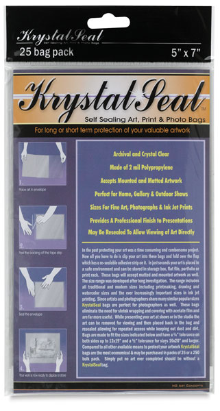 Pkg of 25, 5" &times; 7"