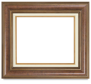 Antique Burlwood and Gold Frame Antique Burlwood and Gold Frame