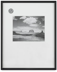 Landscape 16" × 20" with 8" × 10" opening