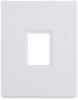 Artist Trading Card Double Mat, Polar White/Polar White