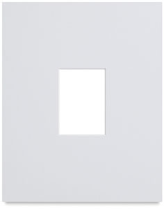 Artist Trading Card Single Mat, Polar White