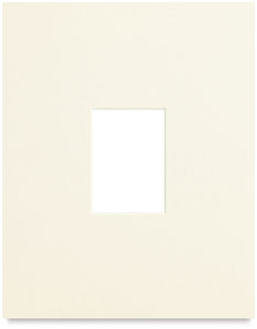 Artist Trading Card Single Mat, Ivory