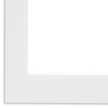 Pre-Cut Double Mat, Vivid White w/Vivid White Pre-Cut Double Mat, Vivid White w/Vivid White