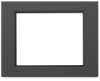 Pre-Cut Double Mat, Dark Gray w/Deep Black