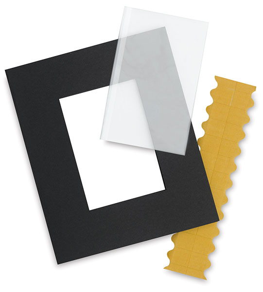 Frame, Sleeve, and Adhesive Tabs