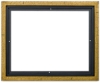Floater Frame, Gold Crackle, 7/8" Depth