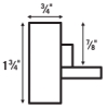 Profile for 7/8" Depth