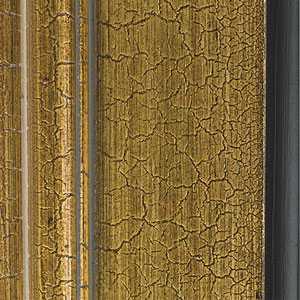 Gold Crackle with Black