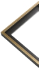 Espresso with Gold Interior, Corner Detail