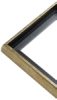 Black with Gold Trim, Corner Detail