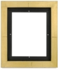 Gold Leaf/Black, for 3/4;" Deep Canvas