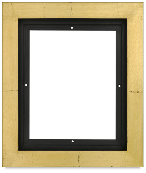 Gold Leaf/Black, for 3/4;" Deep Canvas