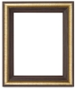 Brushed Walnut with Gold Leaf Band