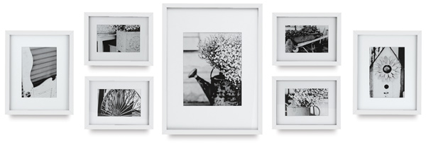 White, 7 Piece Set