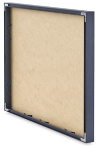 Aluminum Frame Hanger, In Use (Hanger is Concealed on Back)