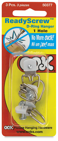 Pkg of 3 Hangers, 1 Hole