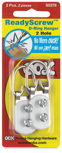 Pkg of 3 Hangers, 2 Holes