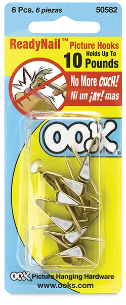 ReadyNail Picture Hooks, Pkg of 6