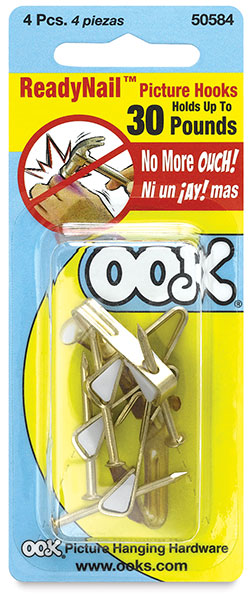 ReadyNail Picture Hooks, Pkg of 4