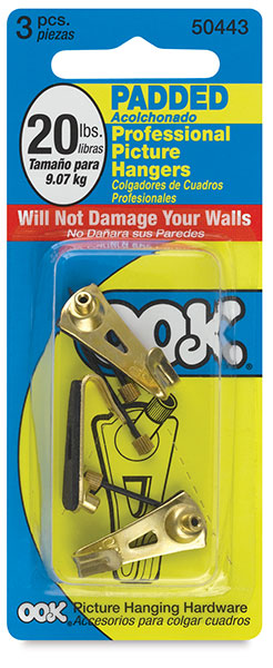 Padded Hangers, 20&nbsp;lb Capacity, Pkg of 3