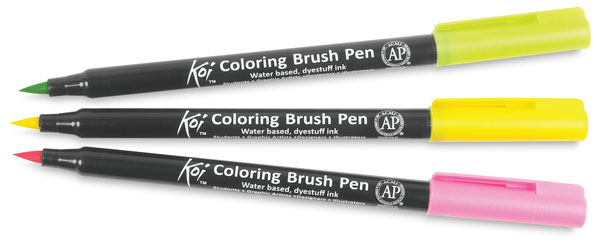Koi Coloring Brush Pens