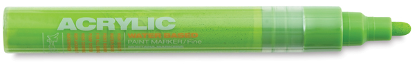 Acrylic Marker, Shock Green Light 2 mm