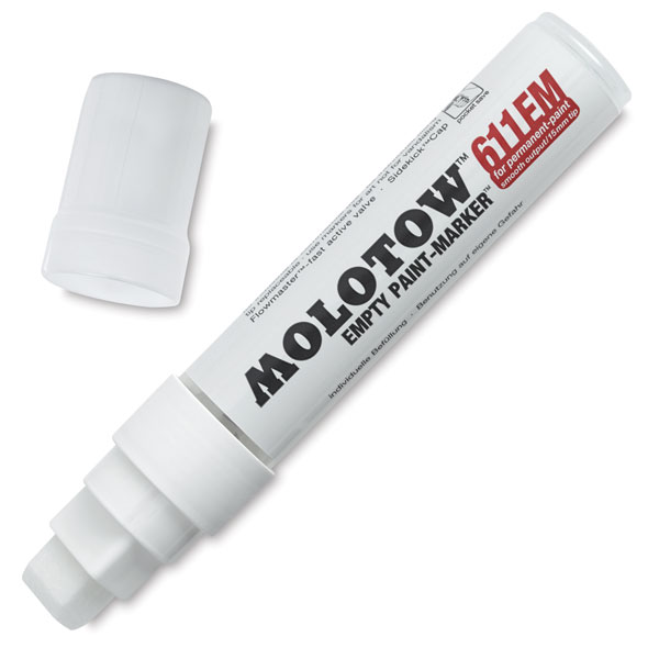 Empty Marker, 15 mm Flat Tip