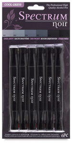 Cool Grays, Set of 6