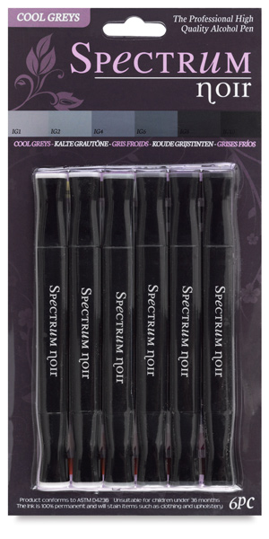Cool Grays, Set of 6