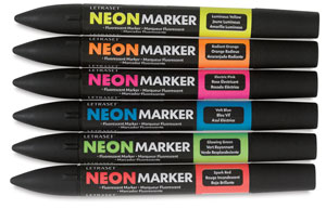 Neon Markers, Set of 6