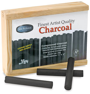 Pressed Charcoal, Box of 10