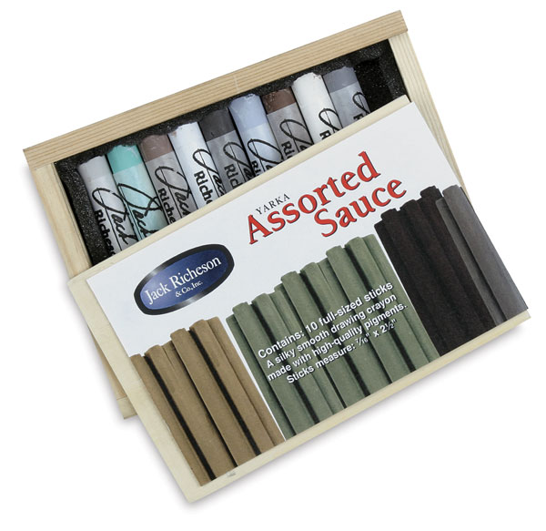 Assorted Sauce 10-Color Crayon Set