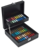 Set of 60, Ebony Wood Box, Half-Sticks