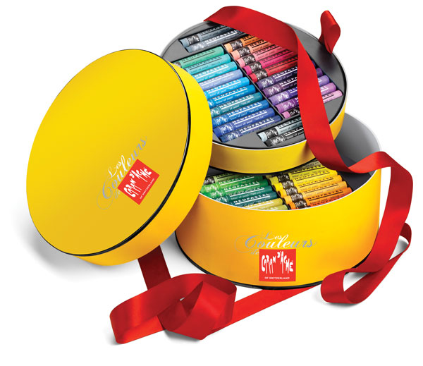 Neopastels Round Box Gift Set, 48 Colors