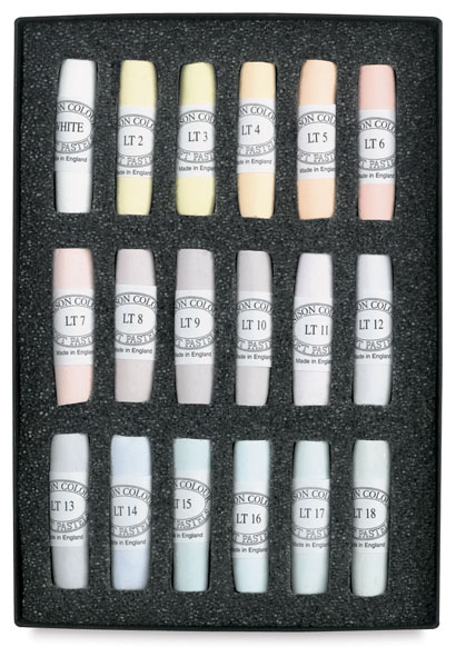 Set of 18, Light Colors