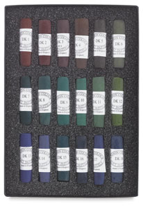 Set of 18, Dark Colors