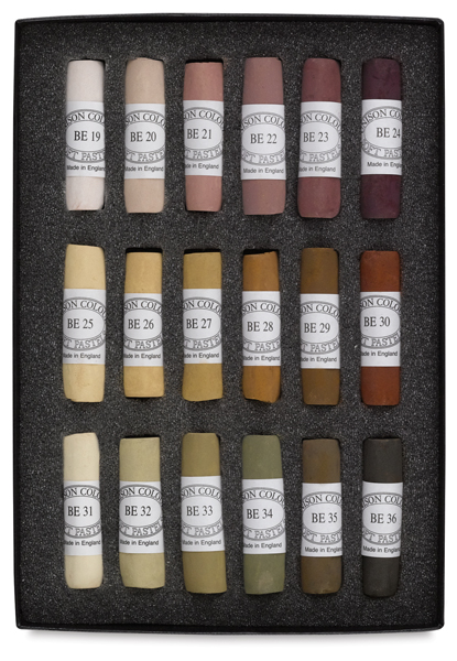 Set of 18, Earth Tones