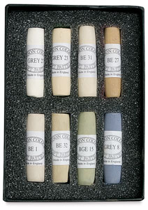 Set of 8, Asian Portrait Colors