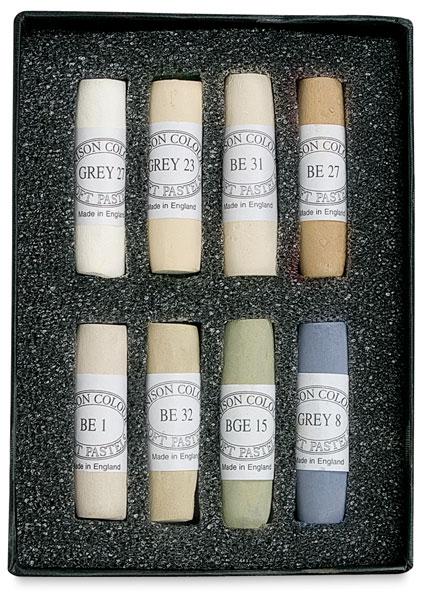 Set of 8, Asian Portrait Colors