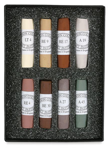 Set of 8, Native American Portrait Colors