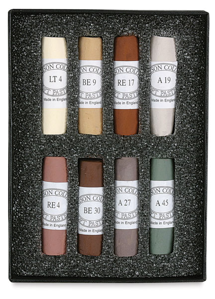 Set of 8, Native American Portrait Colors