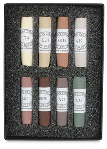 Set of 8, Mediterranean Portrait Colors
