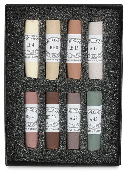 Set of 8, Mediterranean Portrait Colors