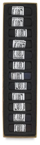 Near Black, Set of 12&nbsp;&nbsp;&nbsp; NEW! 