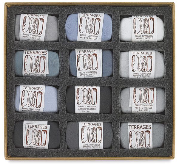Gray Colors, Set of 12