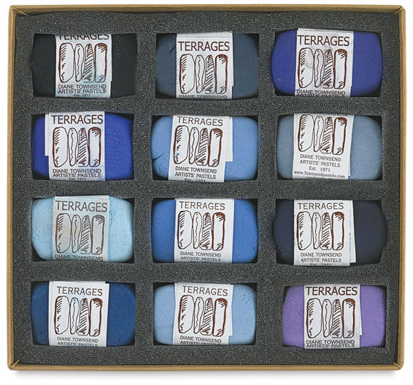 Blue Colors, Set of 12