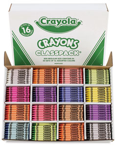 Classpack of 800, with 16 Colors
